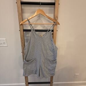 C'ISA Light Gray Sleeveless Romper S